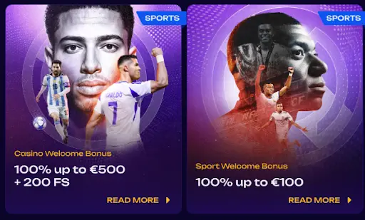 Willkommensboni Für Casino Und Sportwetten casino und sport willkommensboni mit prominenten fußballmotiven und angebotshighlights
